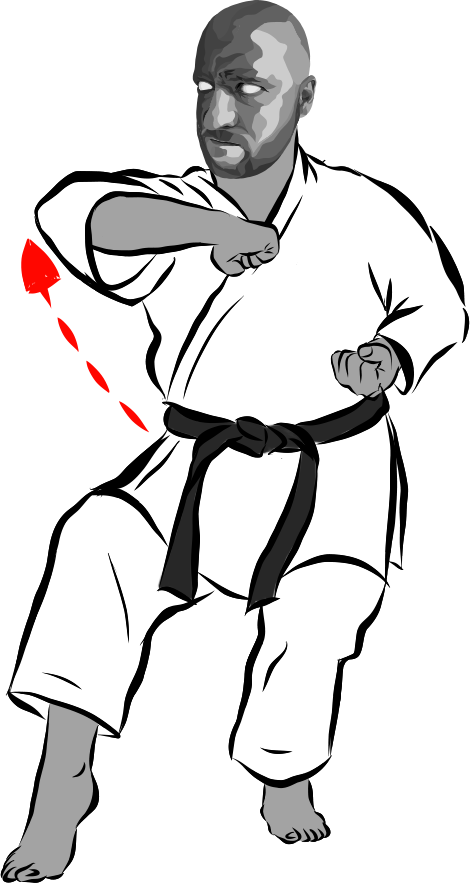 Mae hiji-ate (Front Elbow Strike)